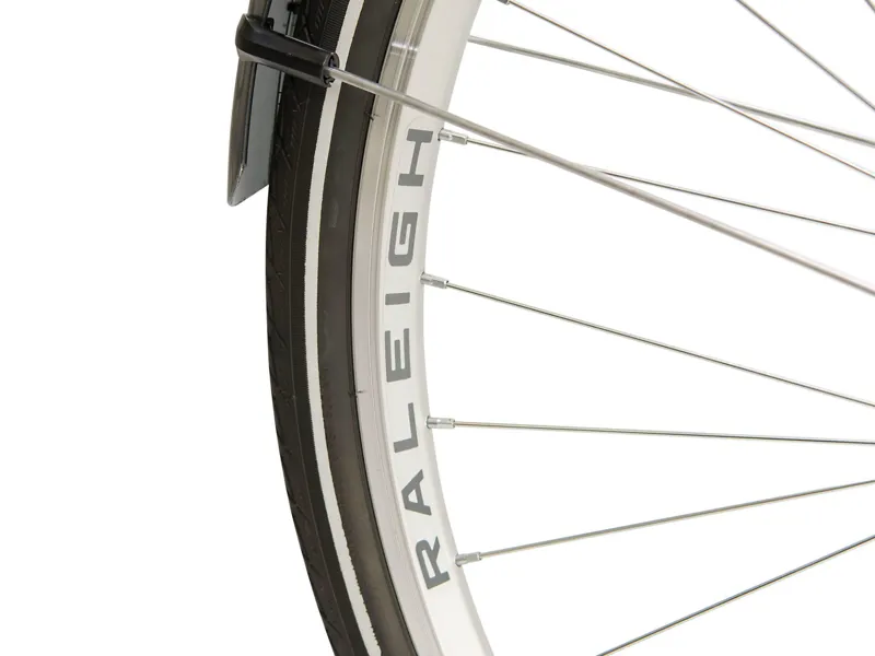 Raleigh Pioneer Low Step Thru Hybrid Bike Grey/Silver-6